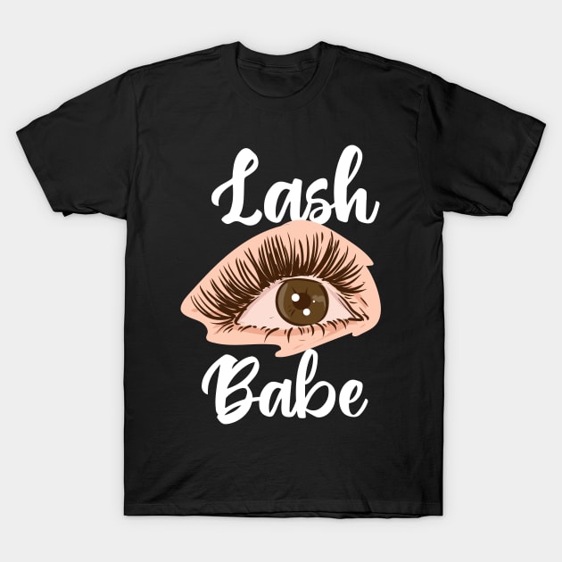 Lash Babe T-Shirt by maxcode